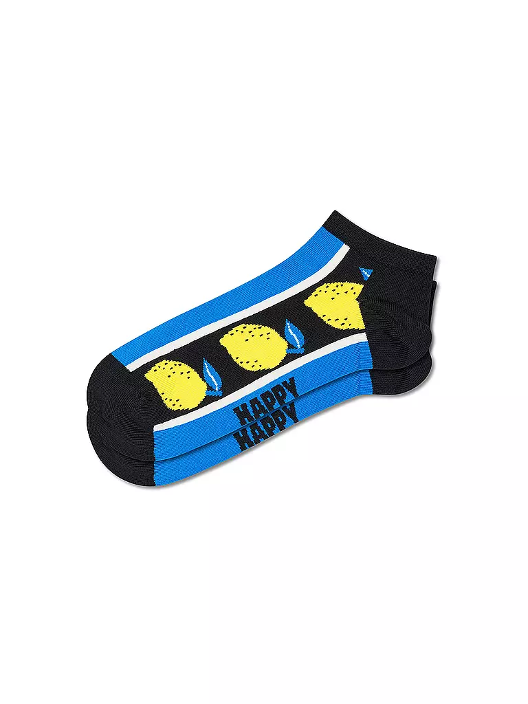 HAPPY SOCKS | Chaussettes sneaker homme LEMON 41-46 bleu | blau