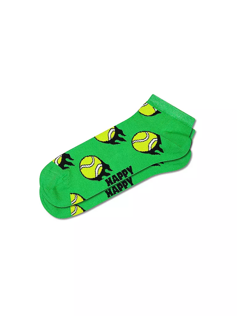 HAPPY SOCKS | Chaussettes sneaker homme TENNIS BALL 41-46 vert | grün