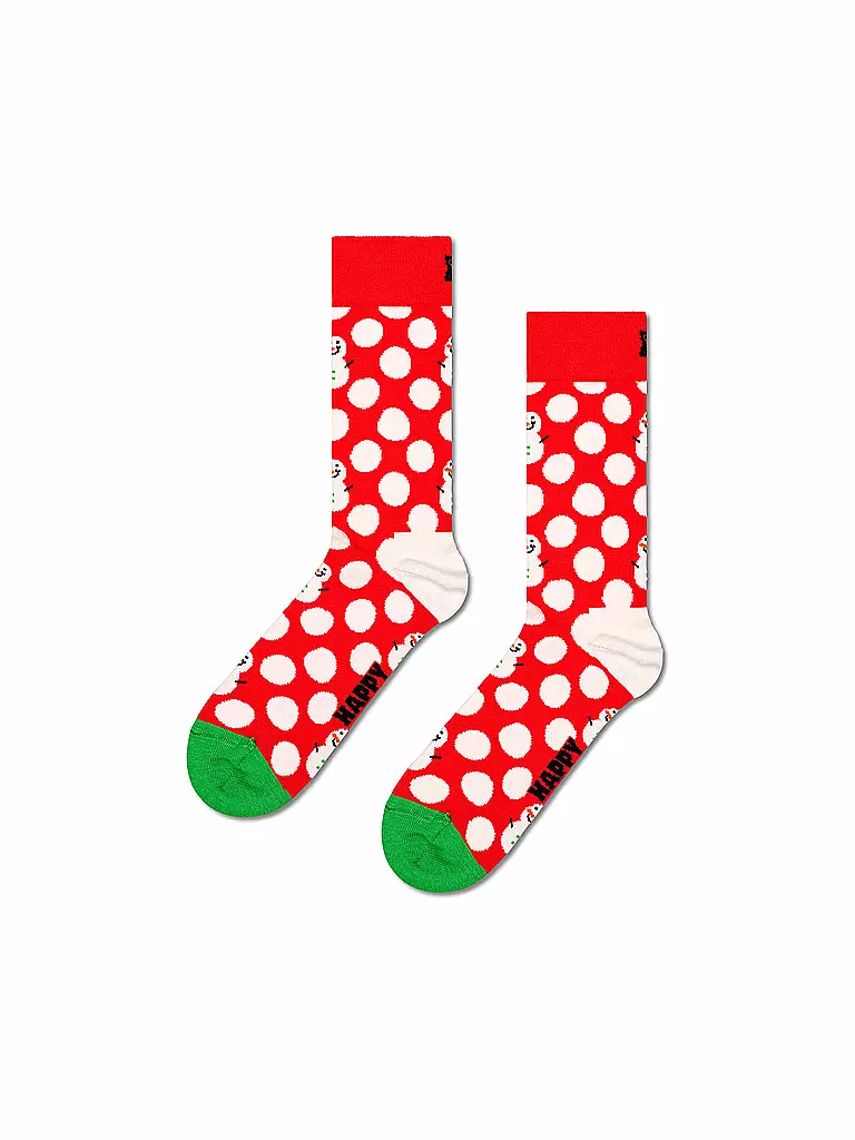 HAPPY SOCKS | Coffret cadeau de Noël pour femmes, lot de 3 paires, tailles 36-40, bleu marine | 