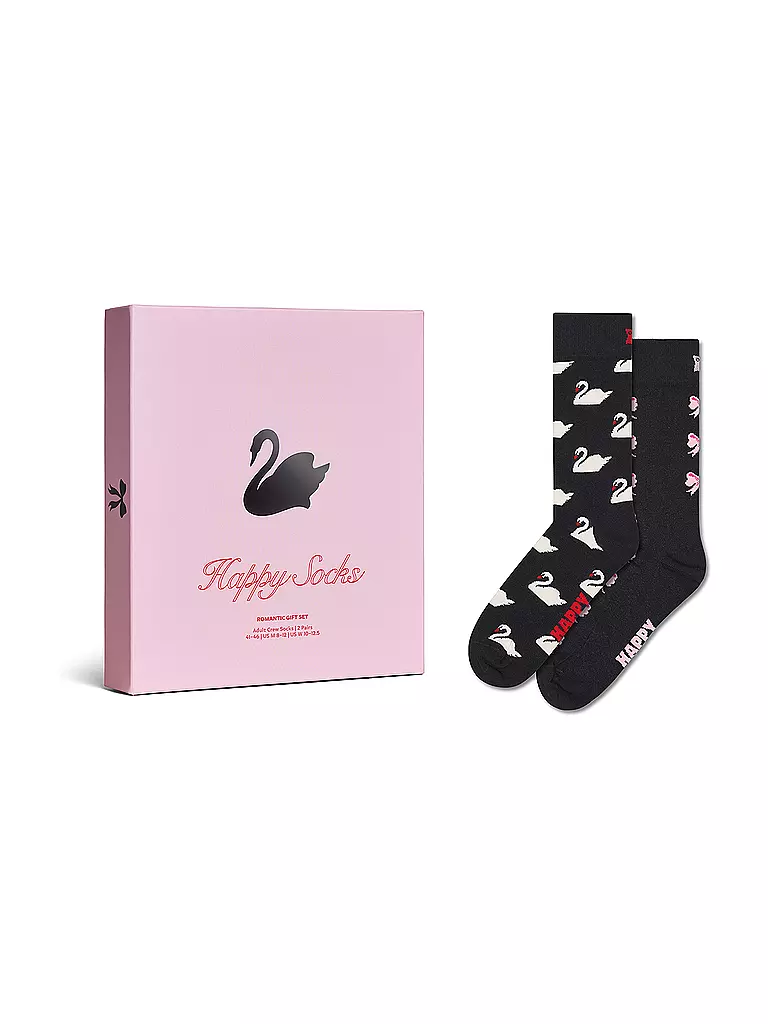 HAPPY SOCKS | Coffret cadeau femme 2 paires CYGNE 36-40 rose | dunkelblau