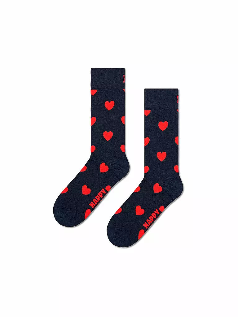 HAPPY SOCKS | Coffret cadeau femme 2 paires VALENTINES 36-40 bleu | 