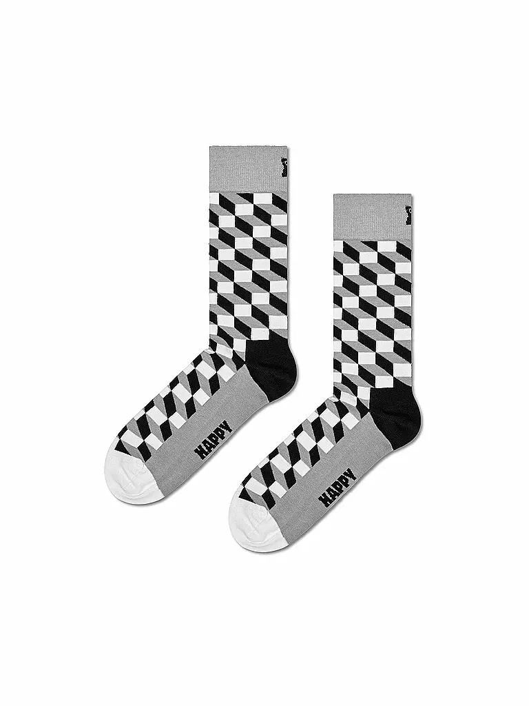 HAPPY SOCKS | Coffret cadeau femme BLACK & WHITE 36 - 40 noir | 