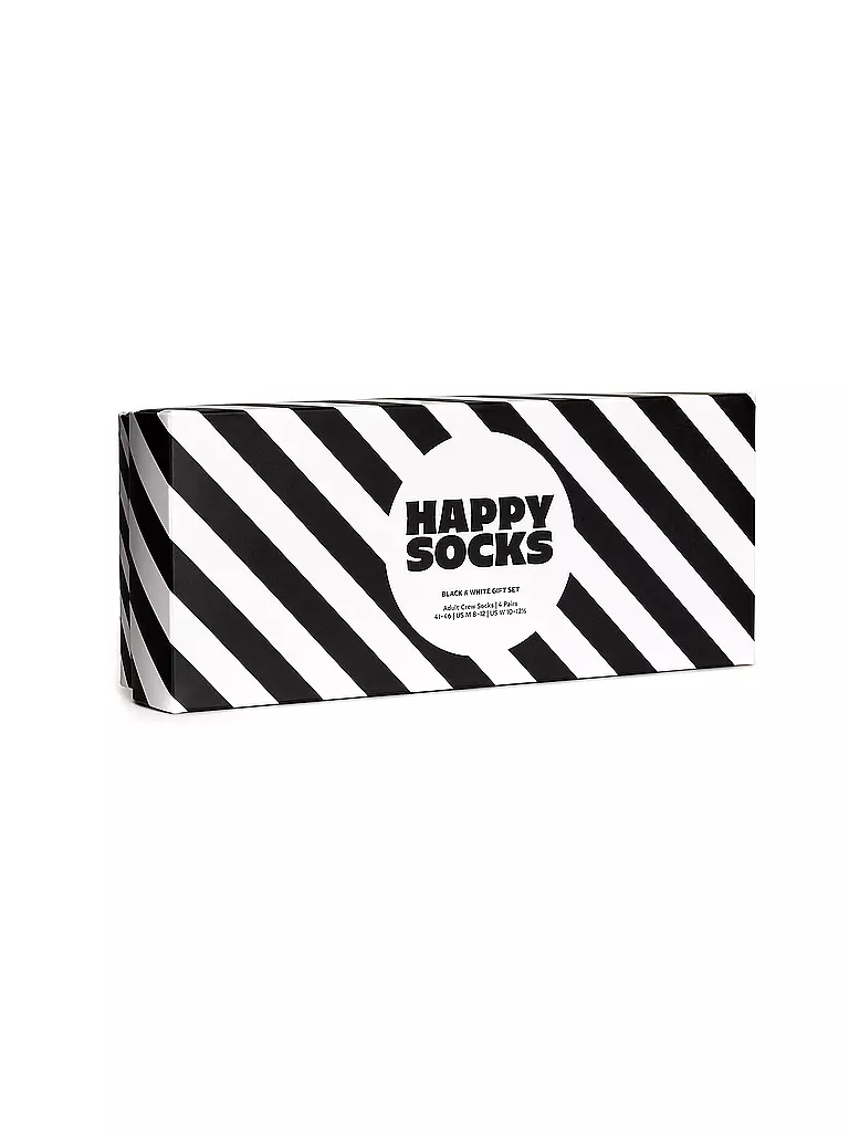 HAPPY SOCKS | Coffret cadeau femme BLACK & WHITE 36 - 40 noir | 