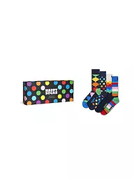 HAPPY SOCKS | Coffret cadeau femme lot de 4 MULTI 36-40 noir | Noir
