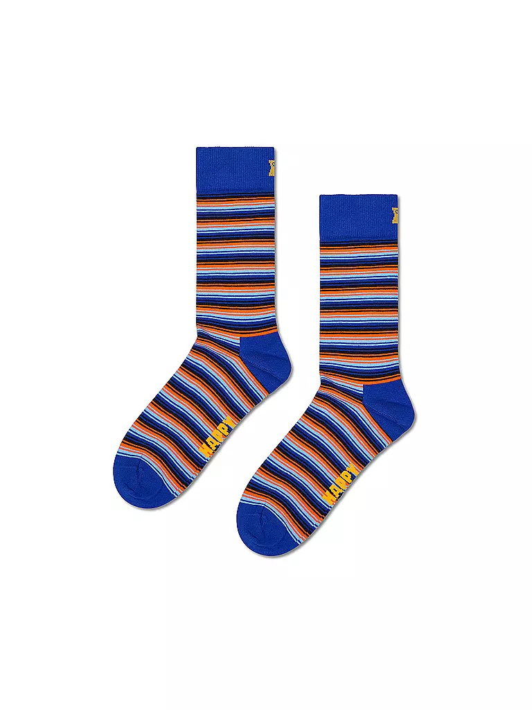 HAPPY SOCKS | Coffret cadeau homme 24 pièces CALENDRIER DE L'AVENT 41-46 marine | Bleu foncé