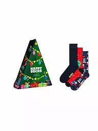 HAPPY SOCKS | Coffret cadeau homme 3 paires HOLIDAY 41-46 green | Vert