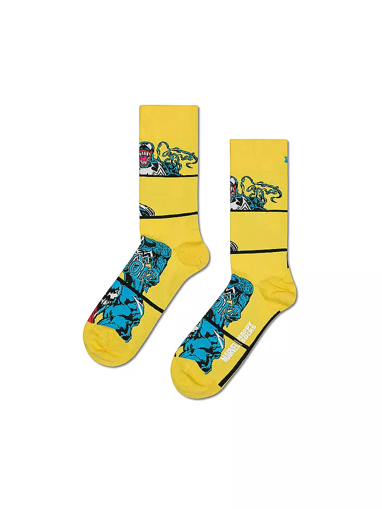HAPPY SOCKS | Coffret cadeau homme 3 paires SPIDER MAN 41-46 violet | Multicolore