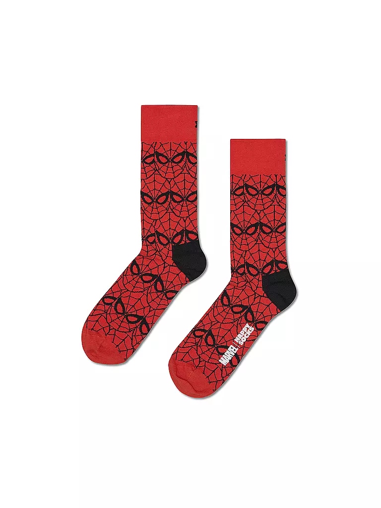 HAPPY SOCKS | Coffret cadeau homme 3 paires SPIDER MAN 41-46 violet | Multicolore