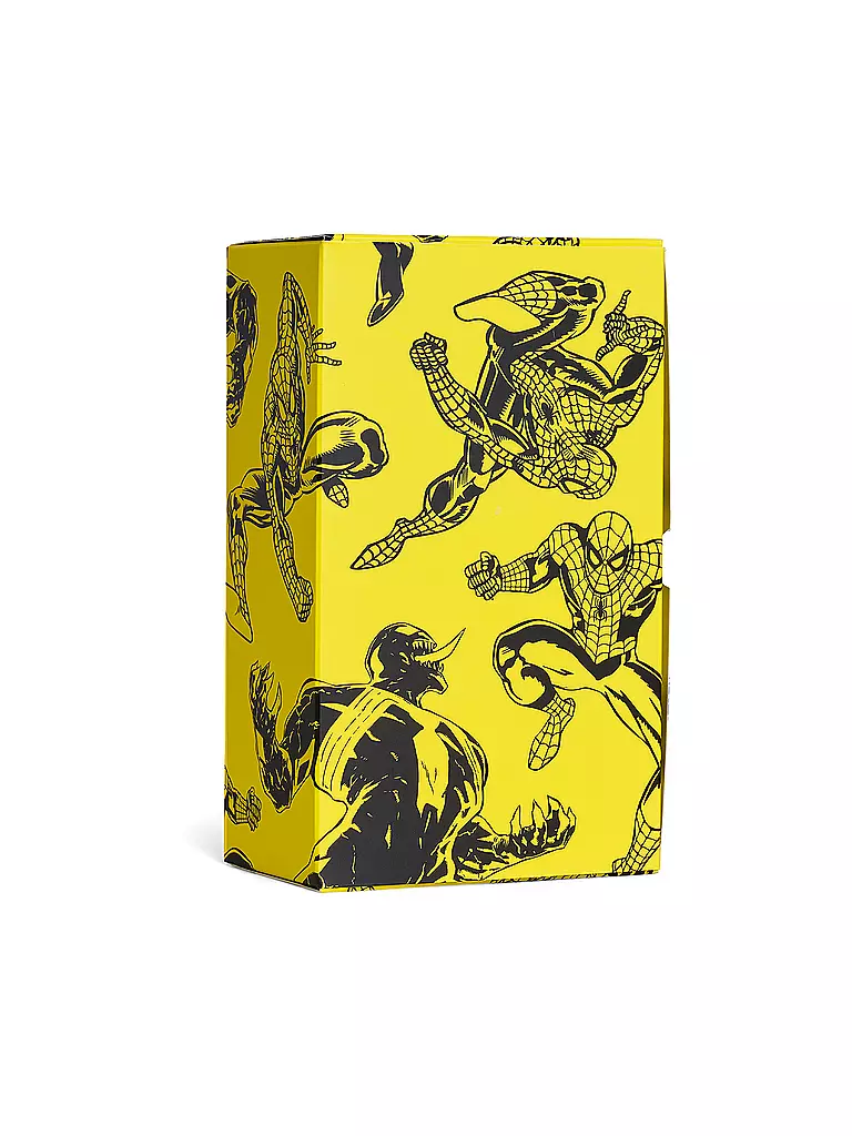 HAPPY SOCKS | Coffret cadeau homme 3 paires SPIDER MAN 41-46 violet | Multicolore