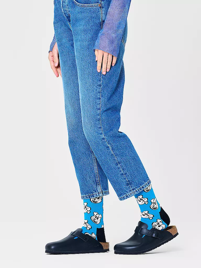 HAPPY SOCKS | Damen Socken 36-40 DOGGO turquoise | 