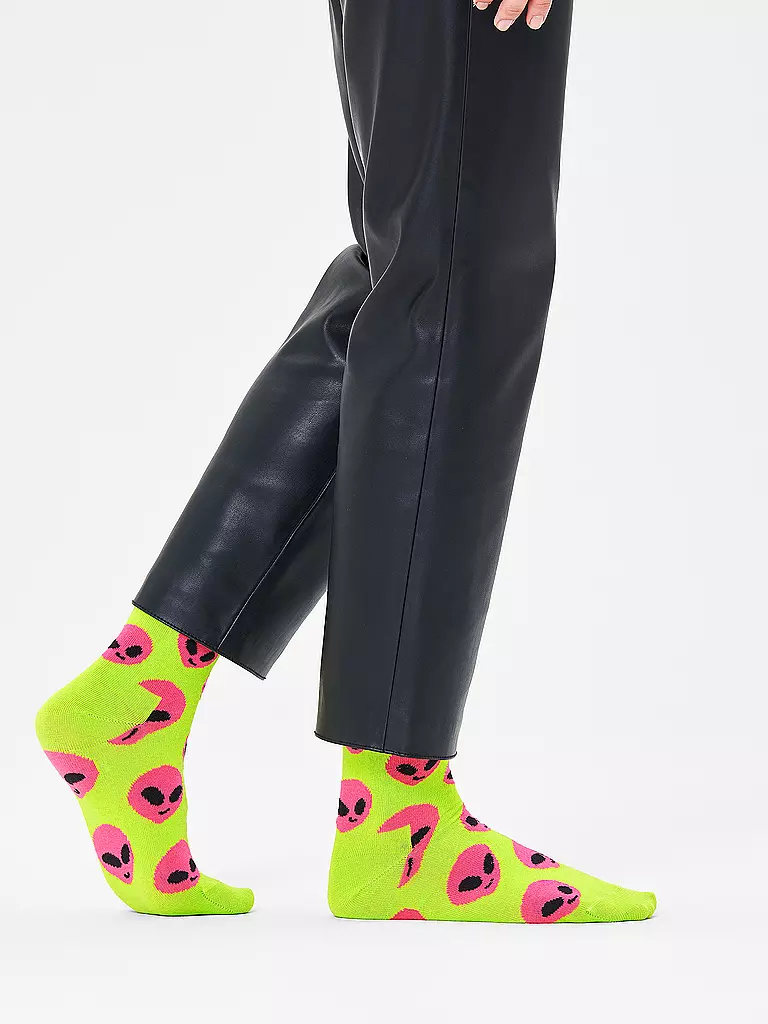 HAPPY SOCKS | Damen Socken ALIEN 36-40 green | Vert