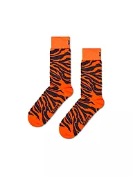 HAPPY SOCKS | Damen Socken FLUFFY ZEBRA 36-40 orange | Orange
