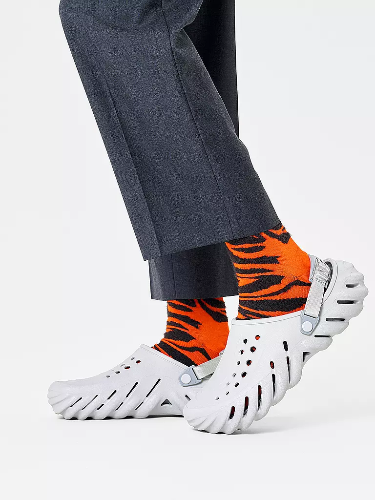 HAPPY SOCKS | Damen Socken FLUFFY ZEBRA 36-40 orange | Orange