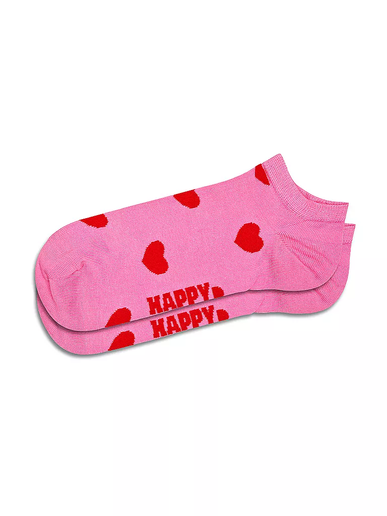 HAPPY SOCKS | Damen Socken HEART 36-40 rosa  | Rose vif