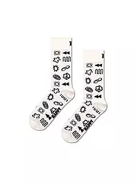 HAPPY SOCKS | Damen Socken TECHY SOCK 36-40 white | Crème