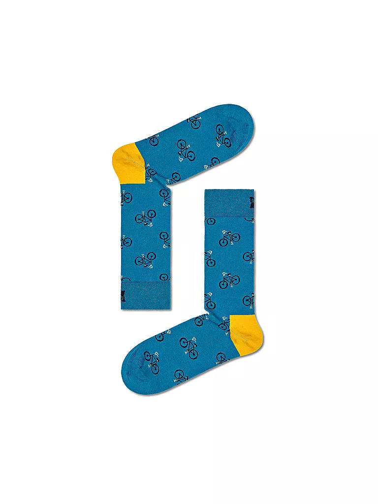 HAPPY SOCKS | Herren Socken 41-46 BIKE turquoise | Pétrole