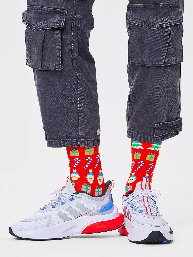 HAPPY SOCKS | Herren Socken ALL I WANT FOR CHRISTMAS 41-46 red | Rouge