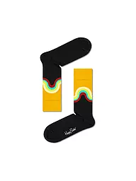 HAPPY SOCKS | Herren Socken JUMBO WAVE black / multi | Noir