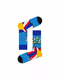 HAPPY SOCKS | Herren Socken SUPER DAD 41-46 light blue | Bleu