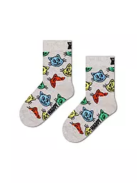 HAPPY SOCKS | Kinder Socken CAT grey | Gris clair