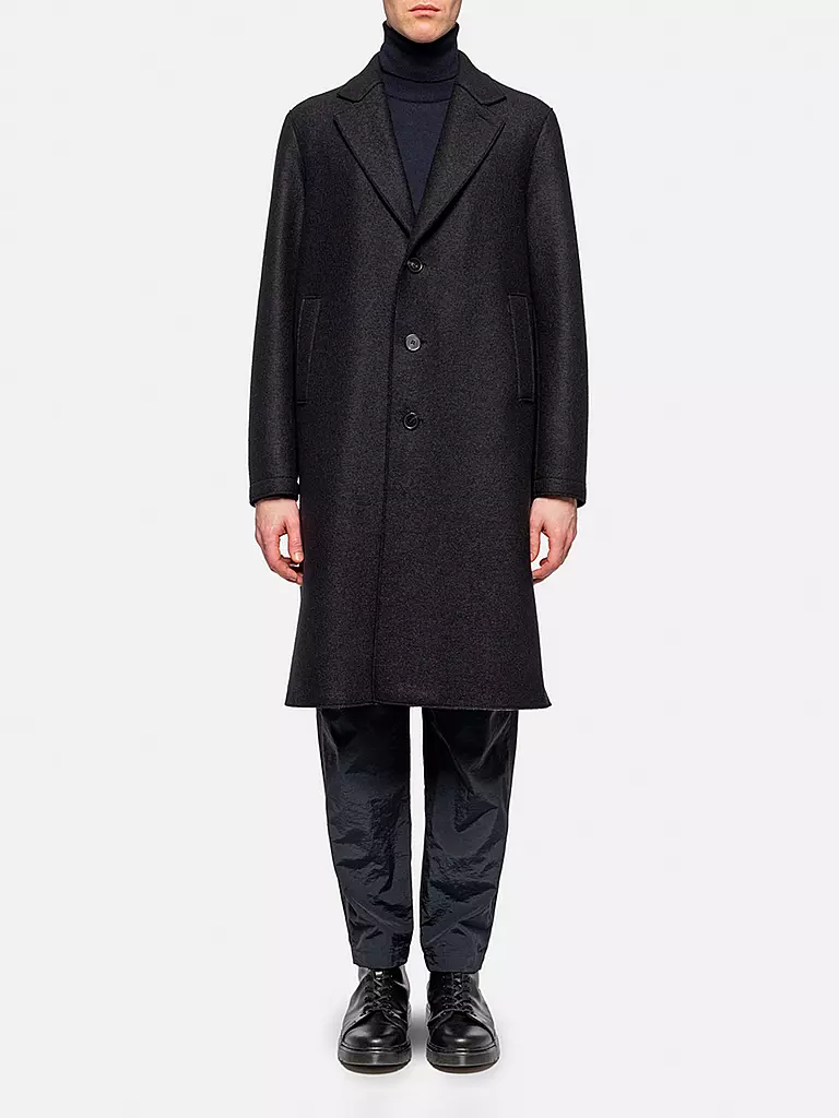 HARRIS WHARF LONDON | Manteau en laine | Noir