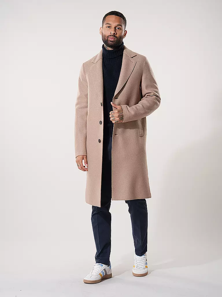 HARRIS WHARF LONDON | Manteau en laine | Camel