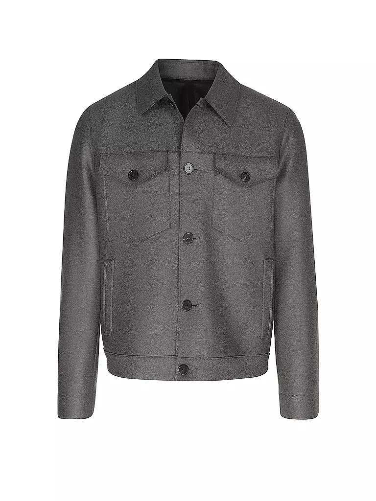 HARRIS WHARF LONDON | Veste en laine | grau
