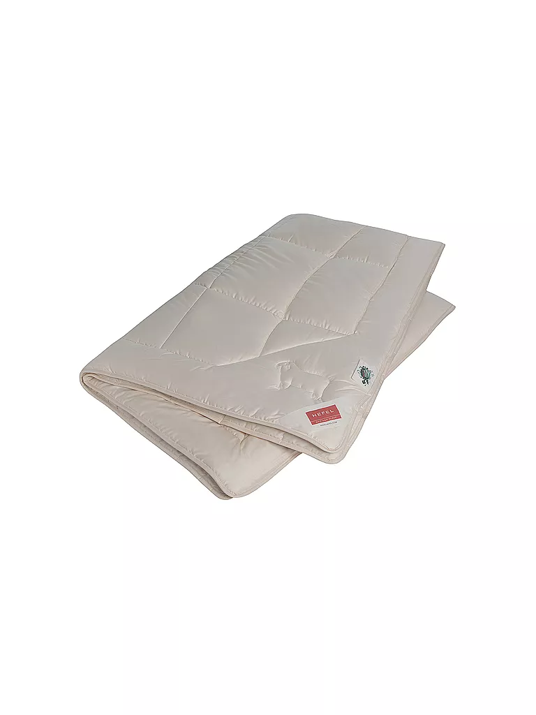 HEFEL | Couette "Bio Wool" 140x200cm | weiss