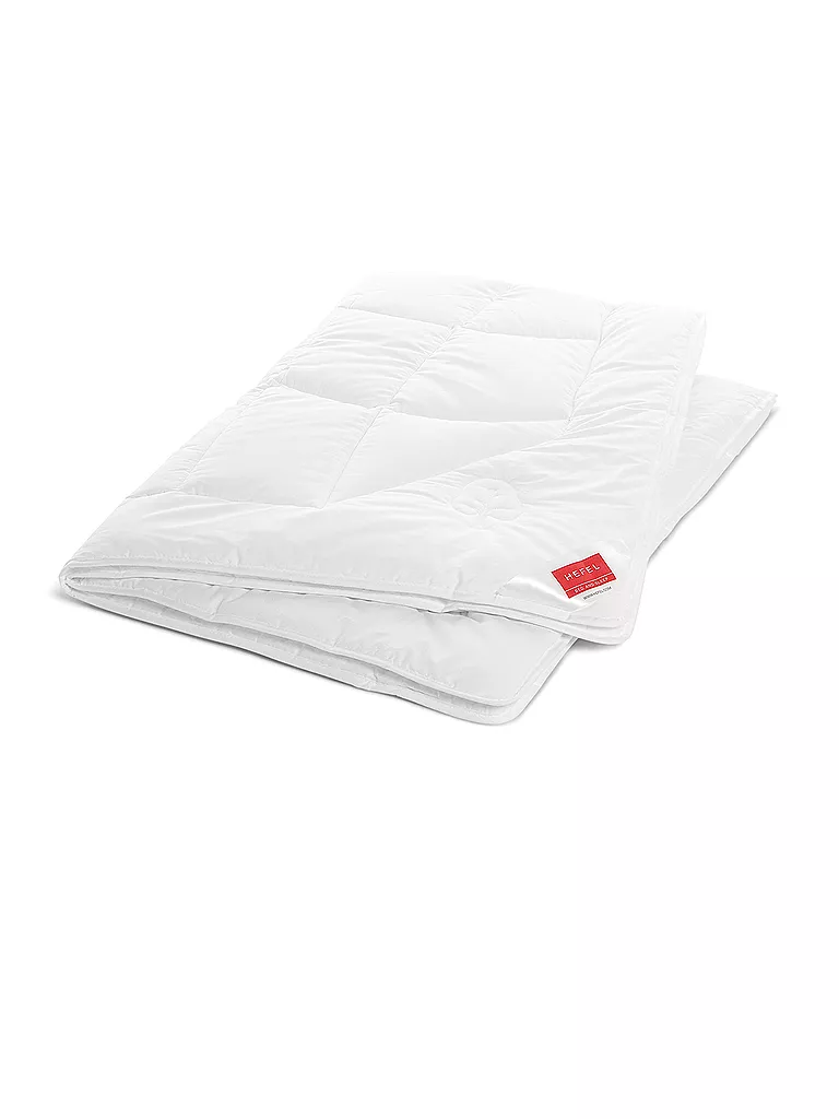 HEFEL | Couette 4 saisons "KlimaControl Fair" 140x200 cm | weiss