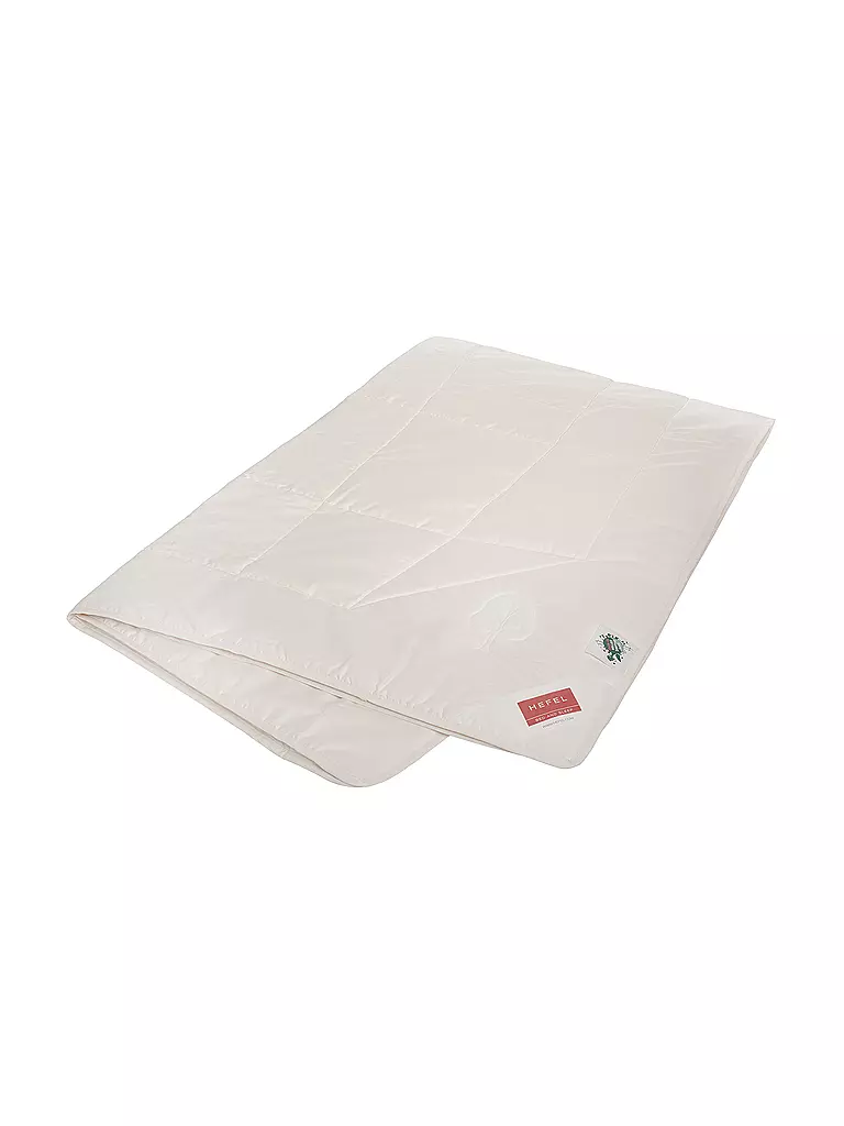 HEFEL | Couette 4 saisons BIO TIMBER 140x200cm naturelle | Beige