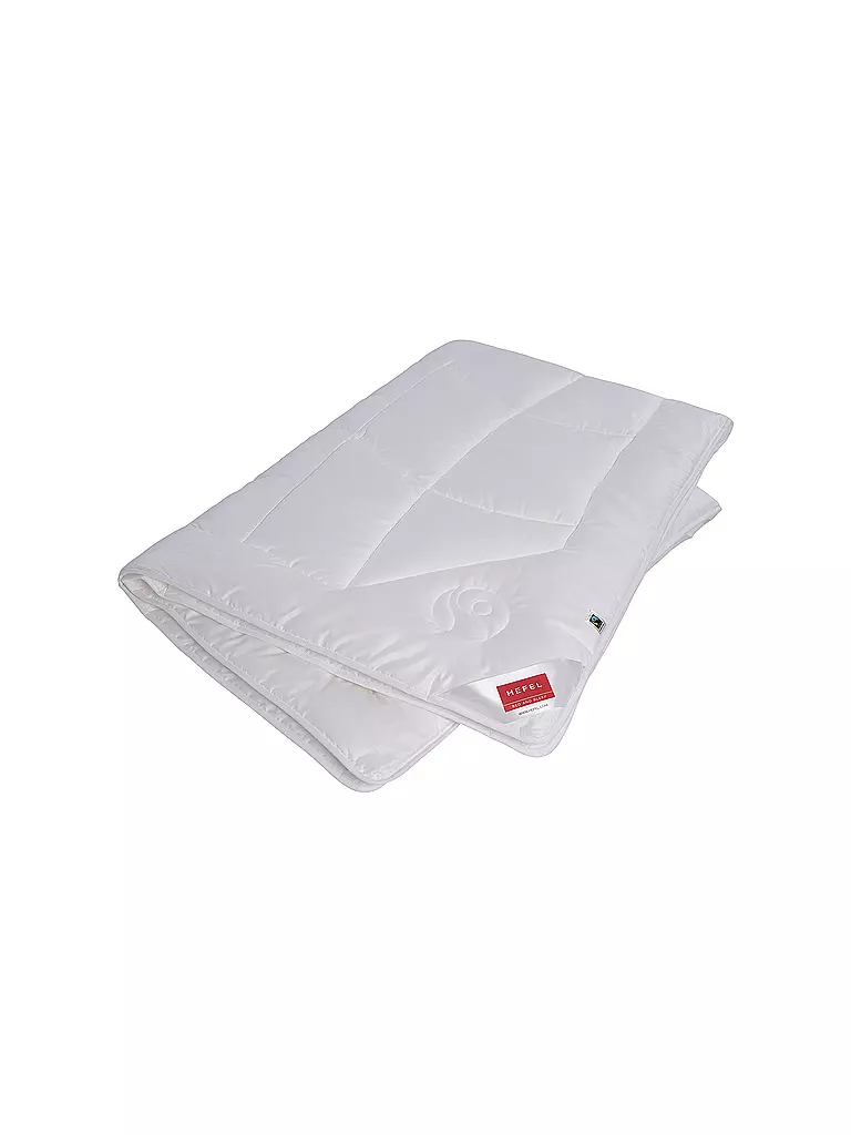 HEFEL | Couette toutes saisons KlimaControl Fair 200x200cm | weiss