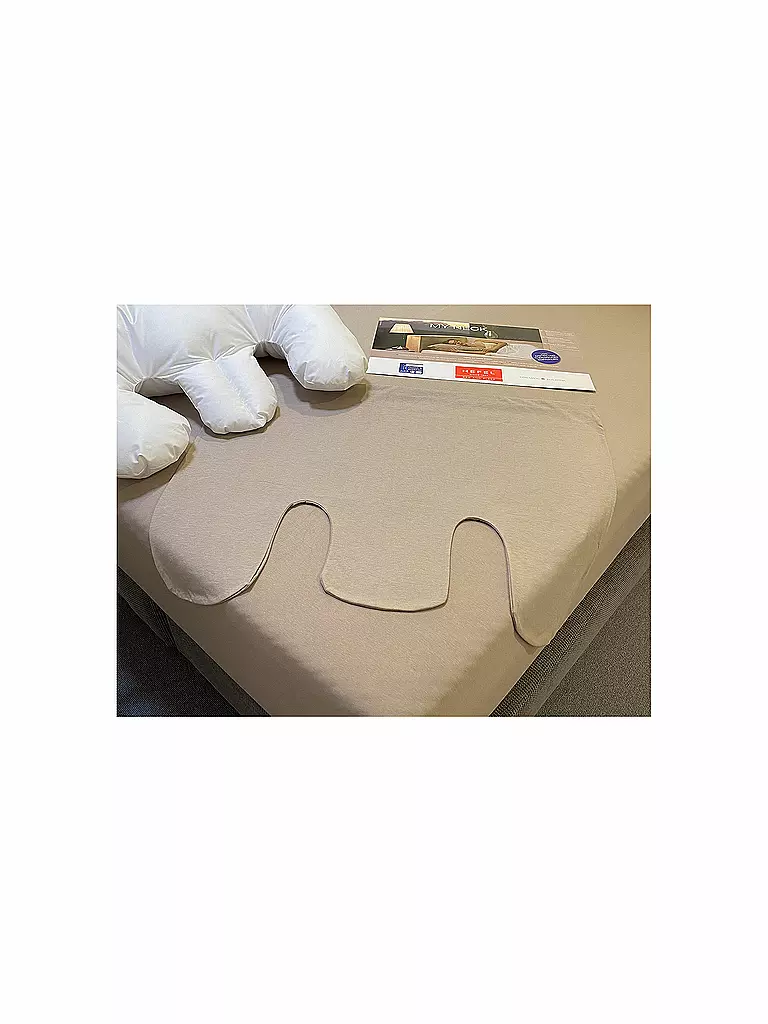 HEFEL | Housse de coussin My Neck 50x70cm Taupe | Camel