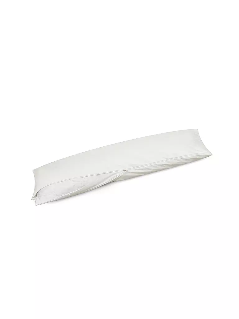 HEFEL | Housse pour coussin latéral 35x160cm Blanc | Blanc