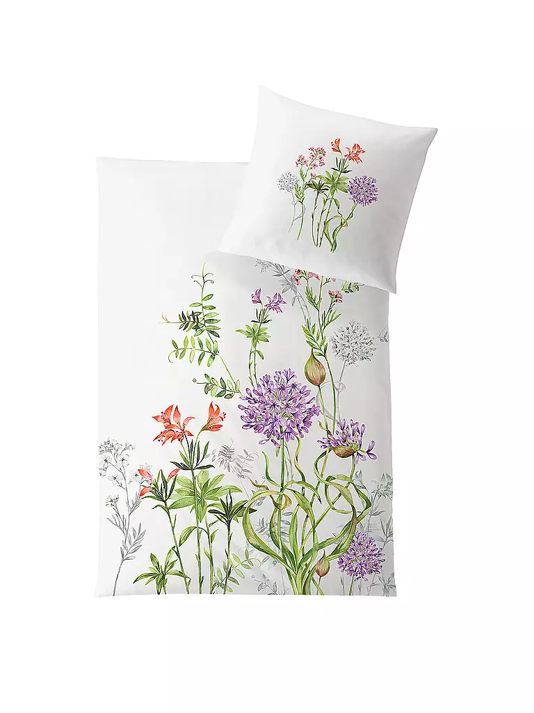 HEFEL | Linge de lit Tencel Cannes 70x90cm / 140x200cm Ivoire | weiss