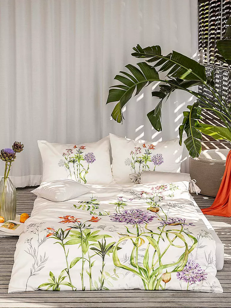 HEFEL | Linge de lit Tencel Cannes 70x90cm / 140x200cm Ivoire | 