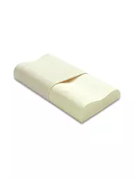 HEFEL | Oreiller de soutien de la nuque "Memory" M 30x50cm (Champagne) | Blanc