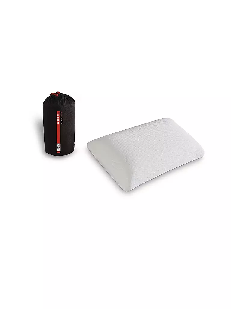 HEFEL | Oreiller de voyage "Sleep Fit" 25x45cm | weiss