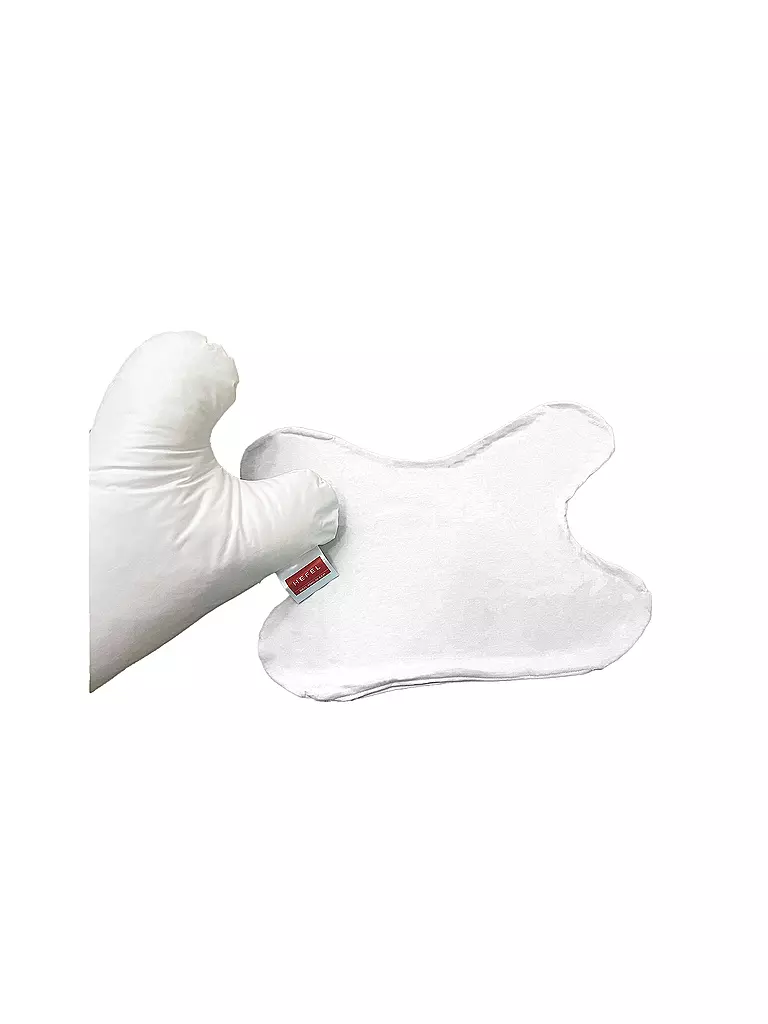 HEFEL | Taie d'oreiller en jersey My Face Blanc | weiss