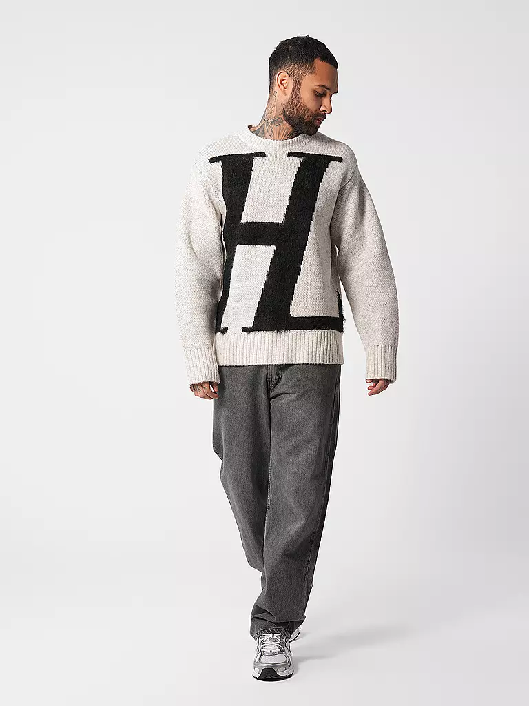 HELMUT LANG | Pullover | hellgrau
