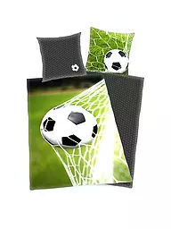 HERDING | Kinder Bettwäsche Fußball 70x90cm / 140x200cm Gruen | Vert