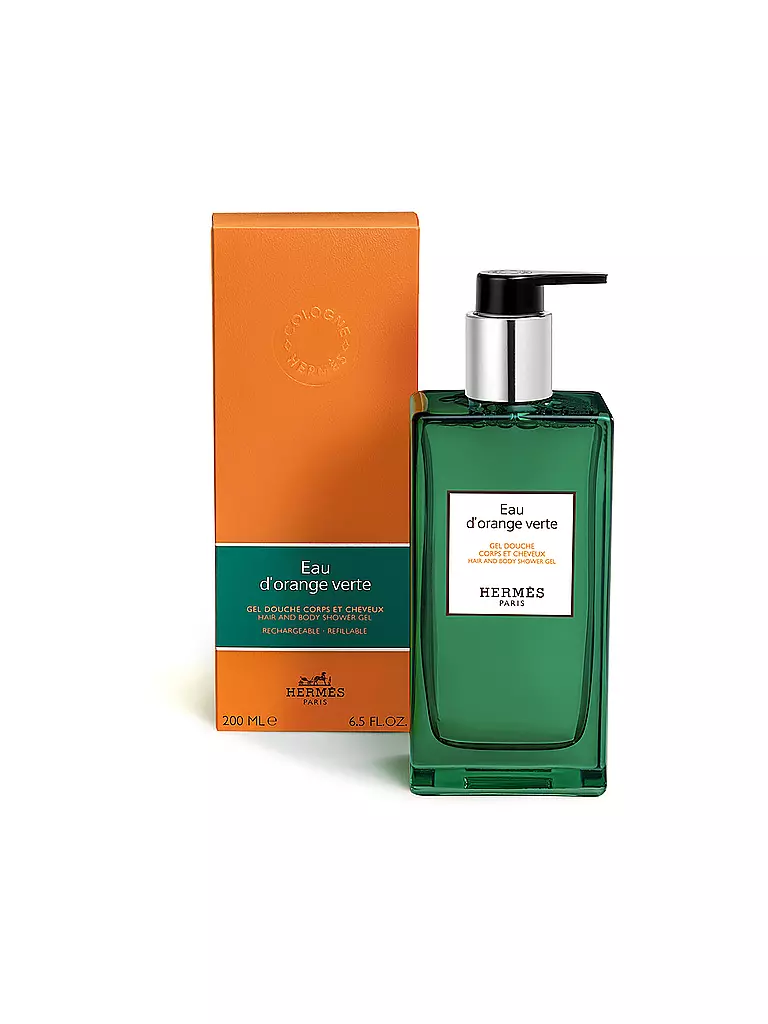 HERMÈS | Eau d'orange verte, Gel douche corps et cheveux 200ml | 