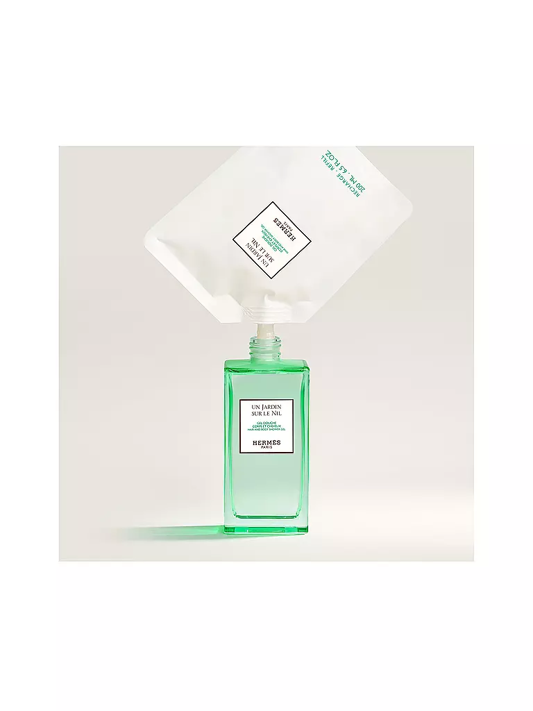 HERMÈS | Un Jardin sur le Nil, Recharge Gel Douche Corps et Cheveux 200ml | Aucune couleur