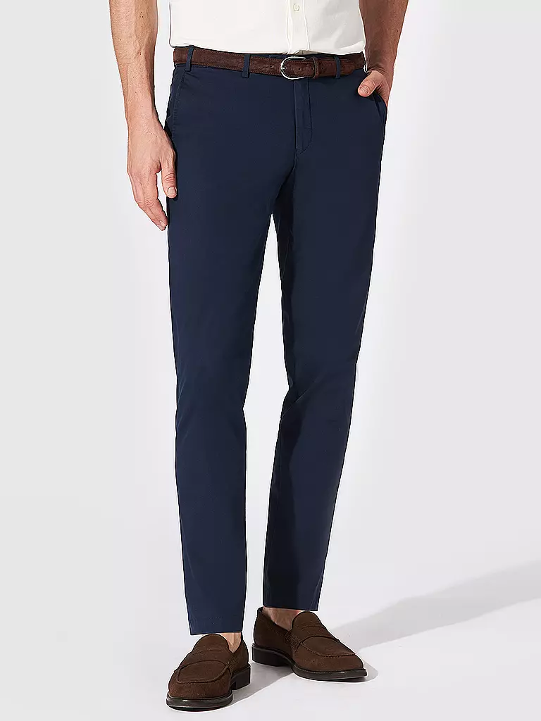HILTL | Chino Coupe Slim TARENT | dunkelblau
