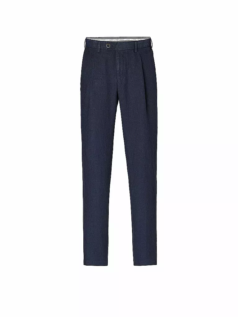 HILTL | Chino en lin PRIMO | dunkelblau