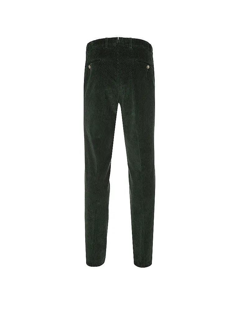 HILTL | Pantalon en velours côtelé | dunkelgrün