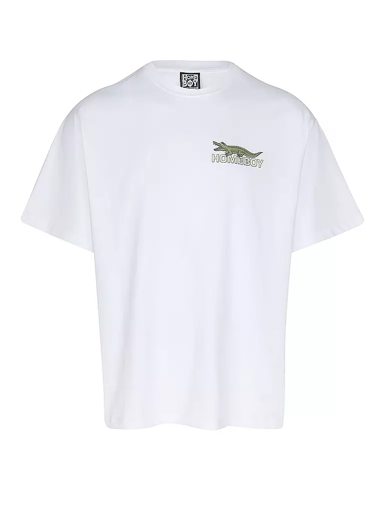 HOMEBOY | T-shirt CROCOBOY TEE | weiss