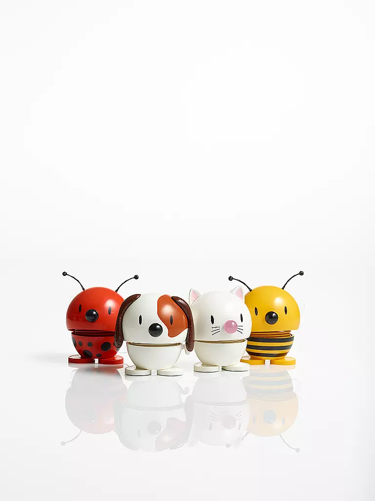 HOPTIMIST | Dekofigur Cat 7,3cm White  | Blanc