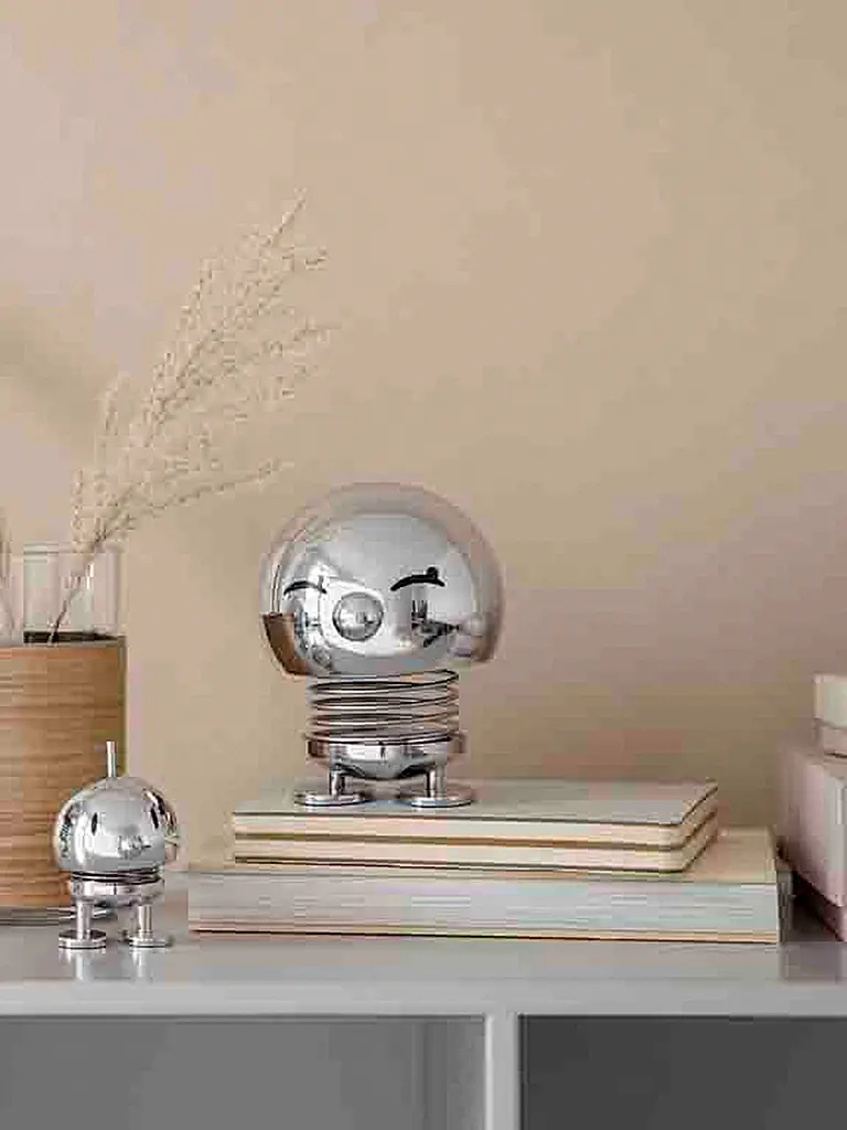 HOPTIMIST | Dekofigur Classic Bumble 7,6cm Chrome | Argent