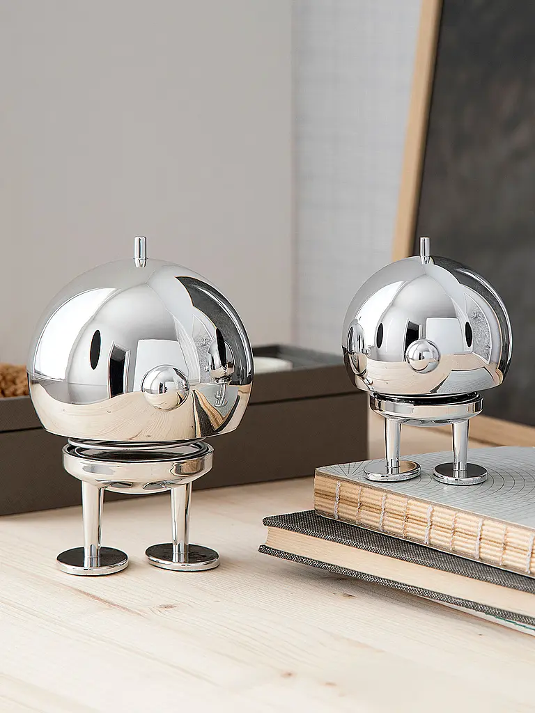 HOPTIMIST | Dekofigur Classic Bumble 7,6cm Chrome | Argent