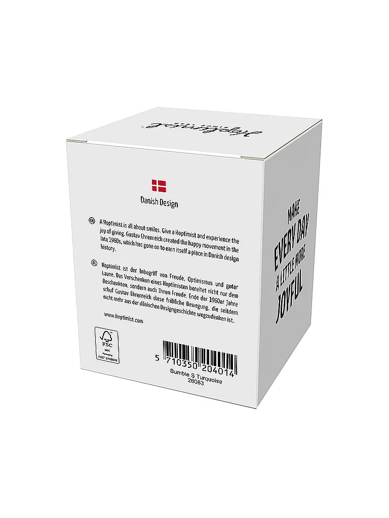 HOPTIMIST | Dekofigur Classic Bumble 7,6cm Turquise | 